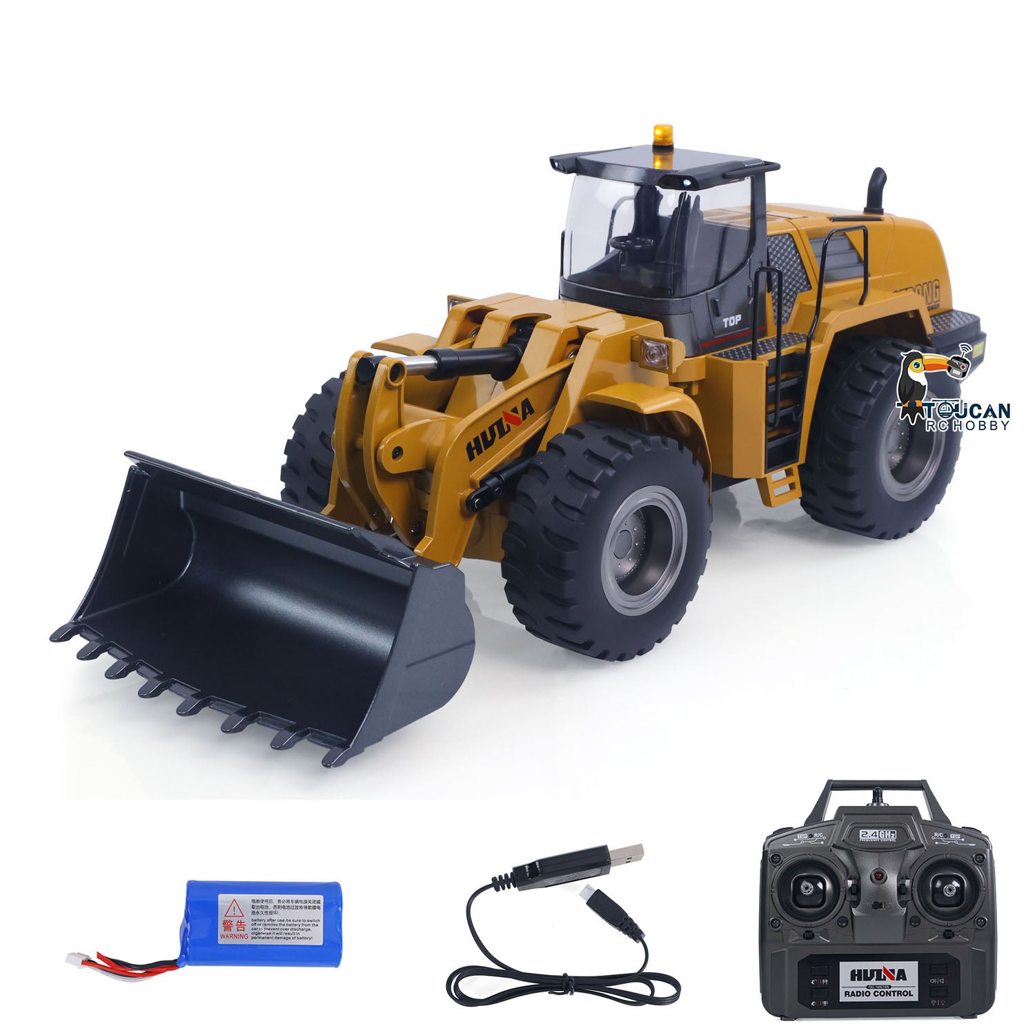 In Stock 1/14 HUINA Toys 2.4G Radio Controlled Loader 1583