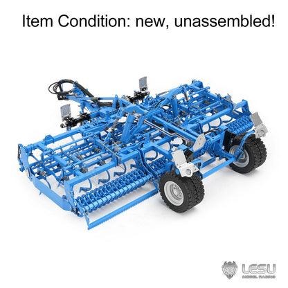 K500 Metal Seedbed Pre-sowing Soil Preparation Machine Planter KIT for LESU 1/14 RC Hydraulic Agricultural Car Tractor AOUE 1050