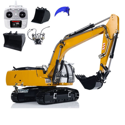 TOUCAN RC HOBBY MTModel 946 Metal 1/14 RC Hydraulic Excavator Tiltable Bucket Ripper LCD Display for Adult Outdoor