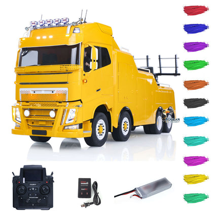 TOUCAN 8X4 Metal 1/14 RC Road Rescue Truck FH16 RTR 2Speed Model Car Flysky Paladin PL18EV Lite Radio Battery Smoke Light Sound