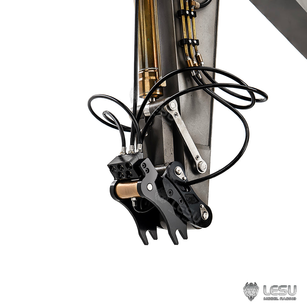 Metal Hydraulic Quick Release Coupler for LESU 1/14 RC Hydraulic Digger Aoue C374F Radio Control Excavator Heavy Machine Model