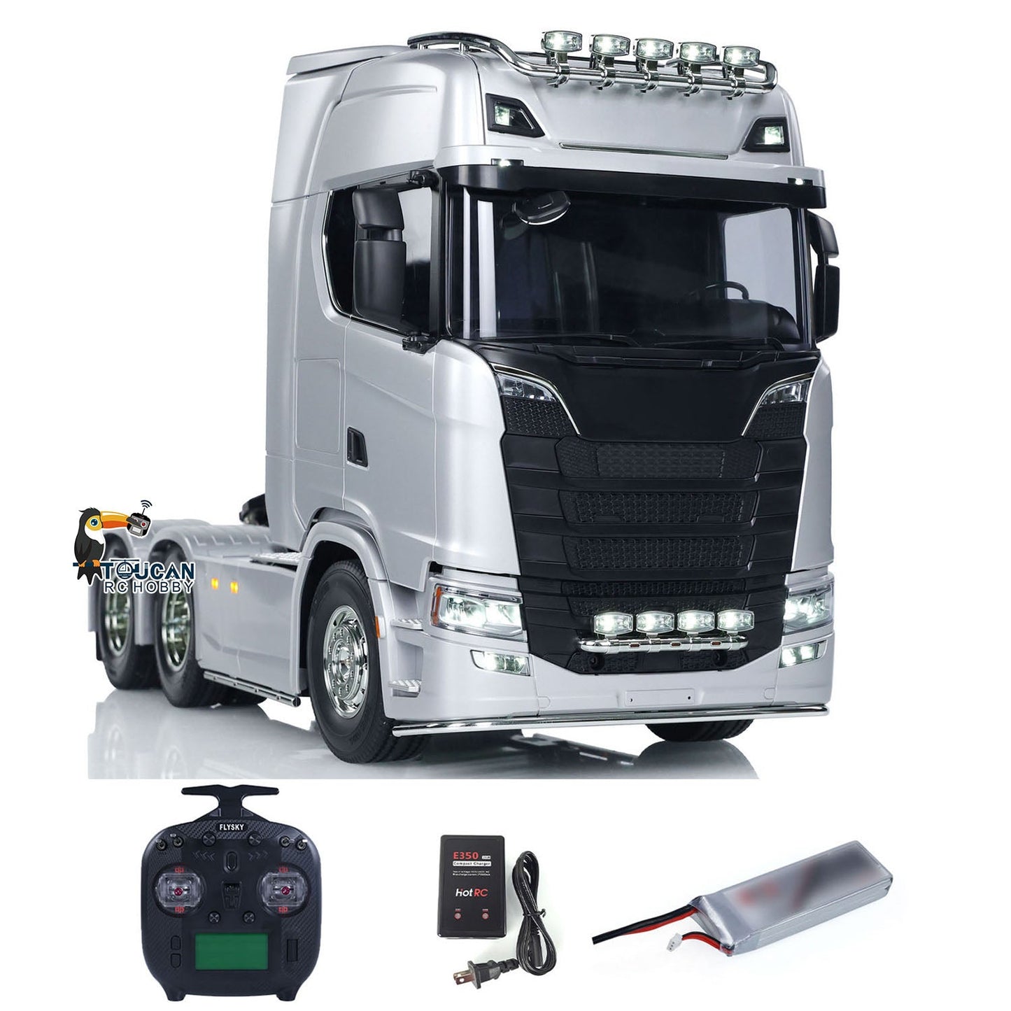 In Stock 1/14 RC Tractor Truck 56373 Remote Control Vehicle 6X4 770S 3-Speed Light Sound ST8 Radio Control System Simulation Hobby Model