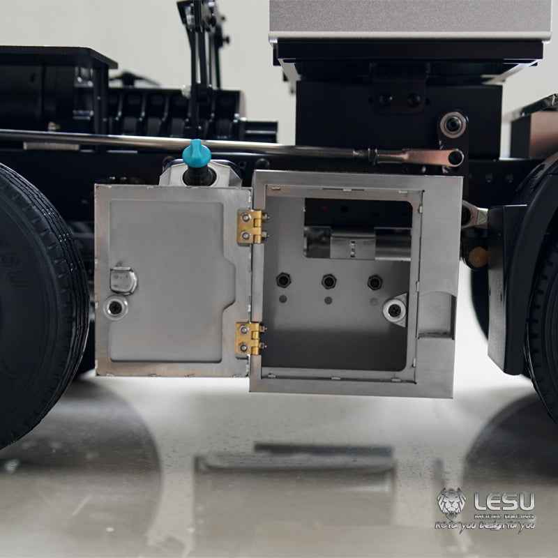 In Stock LESU Metal RC Assembled Heavy-duty Chassis for 1/14 Scale 1851 3363 Tractor Truck 3 Speed Transmission Highline Equipment Rack Truck UpgradeParts