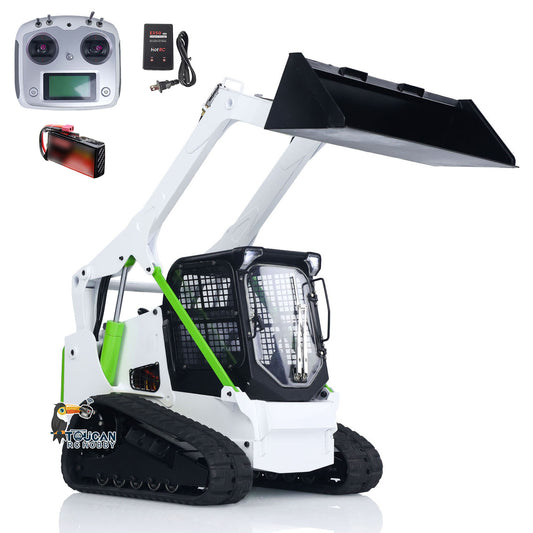 Fast Free Shipping SM770 1:14 RC Hydraulic RTR Skid-Steer Loader Metal Remote Control Truck Model