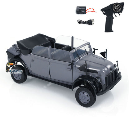TOUCAN RC HOBBY 1/18 HG4-51 4x4 RC Command Vehicles 4WD Radio Control Off-road Car Model UPgraded Version Sound Light Smoke Unit ESC Servo Motor