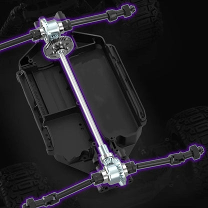 30KM/H UdiRC 1/16 4WD RC Off Road Car Radio Control High Speed Vehicle Model UD1611 390 Brushed Motor 30A ESC Light System RTR