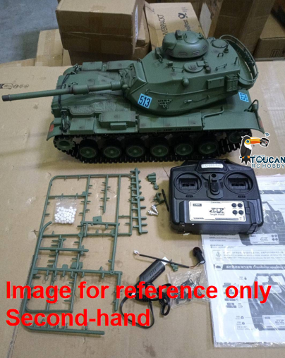 Second Hand Fast Free Shipping for EU TD Model 1/16 RC Tank M60A3 USA Remote Control BB Infrared Battle Model Smoke