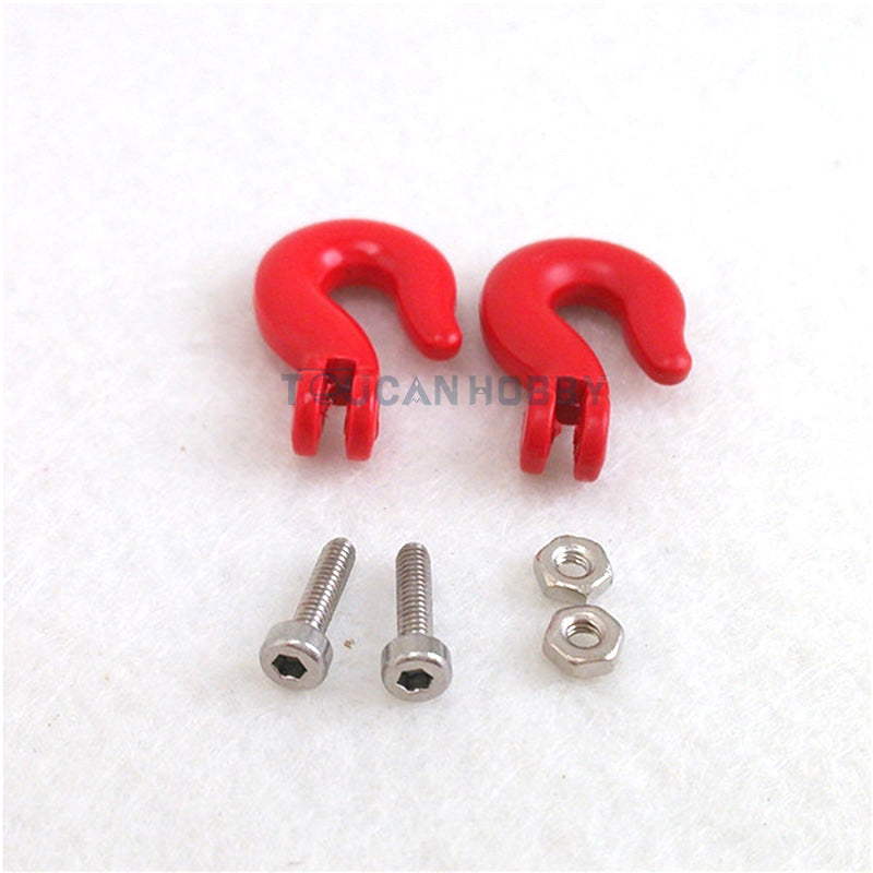 TOUCAN 1/10 Remote Control Crawler Cars Metal Tow Hook Blue Golf Club Accessory Spare Part DIY