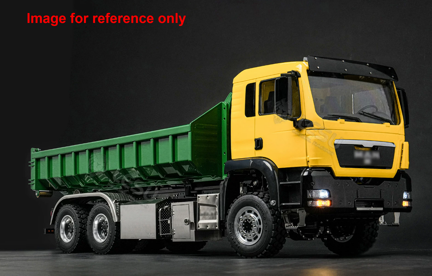 LIMITED-TIME SALE IN Stock LESU Z0102 1/14 Hydraulic RC Roll On Off Dump Truck 6x6 Folding Hooklift Carrier with 5CH Valve 3 Speed Gearbox Differential Lock Sound Light