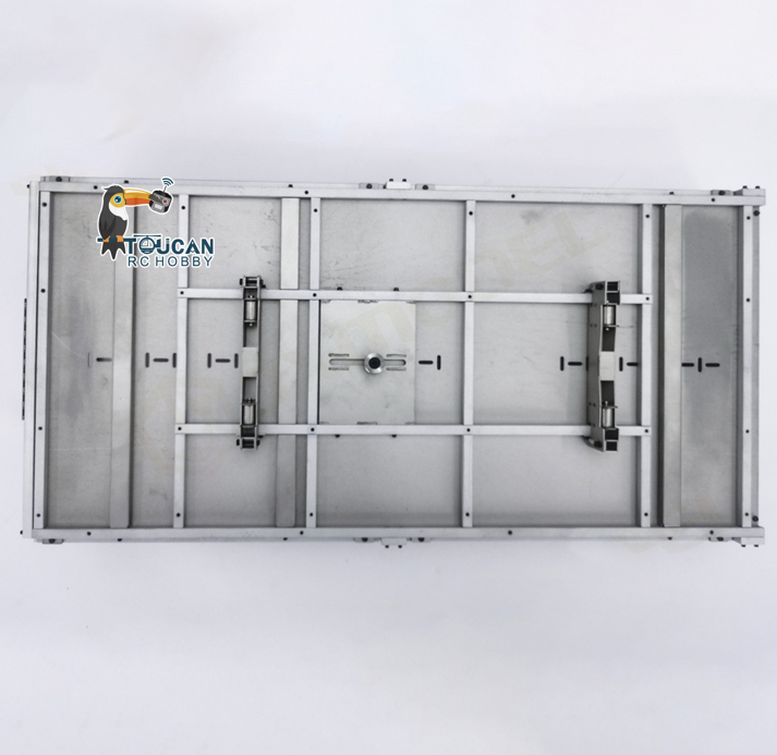 JXModel Metal Operation Cage Fork Telescopic Spreader Cargo Bucket for 1/14 RC Hydraulic Crane Truck F1650 F1650-TD DIY Parts for Enthusiast