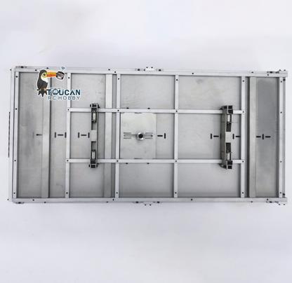 JXModel Metal Operation Cage Fork Telescopic Spreader Cargo Bucket for 1/14 RC Hydraulic Crane Truck F1650 F1650-TD DIY Parts for Enthusiast