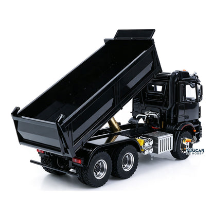 6X6 Metal Chassis 3348 RC Hydraulic Dumper 1/14 Radio Controlled Tipper NO Lock Light Sound Radio Battery Construction Truck RTR