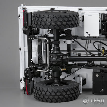 Metal Chassis Front Rear Axle Sway Bar for LESU 1/14 RC Metal Light Truck U4023 AWD Remote Control Off Road Vehicle Model Car