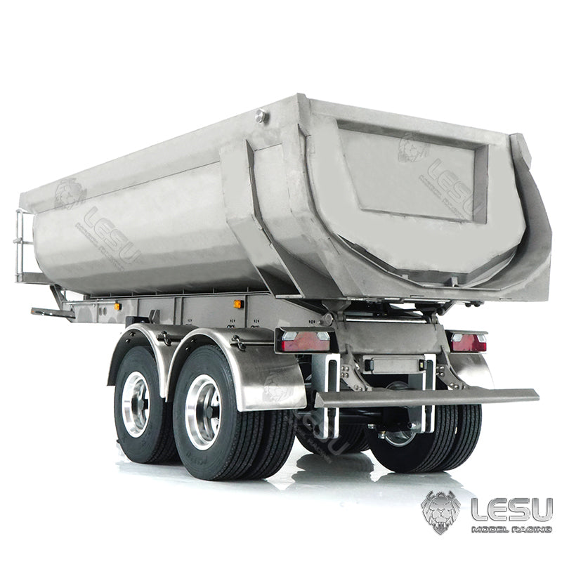 LESU 1/14 Metal RC Hydraulic Lifting Semi-tipper Model with A0006 Electric Legs for RC Tractor Truck DIY Builders Backyard Fun