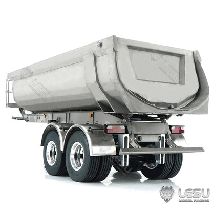 LESU 1/14 Metal RC Hydraulic Lifting Semi-tipper Model with A0006 Electric Legs for RC Tractor Truck DIY Builders Backyard Fun