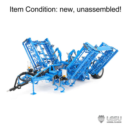 K500 Metal Seedbed Pre-sowing Soil Preparation Machine Planter KIT for LESU 1/14 RC Hydraulic Agricultural Car Tractor AOUE 1050