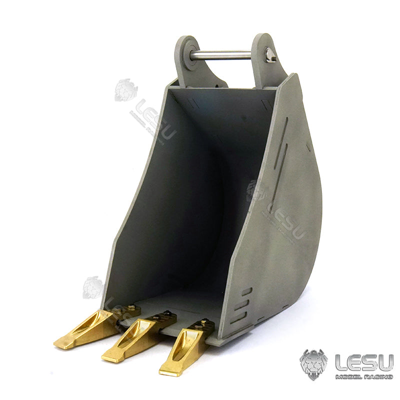 Metal Claw Ripper Bucket Digging Compactor for 1/14 RC LESU 374F Hydraulic Excavator Remote Control Construction Vehicles