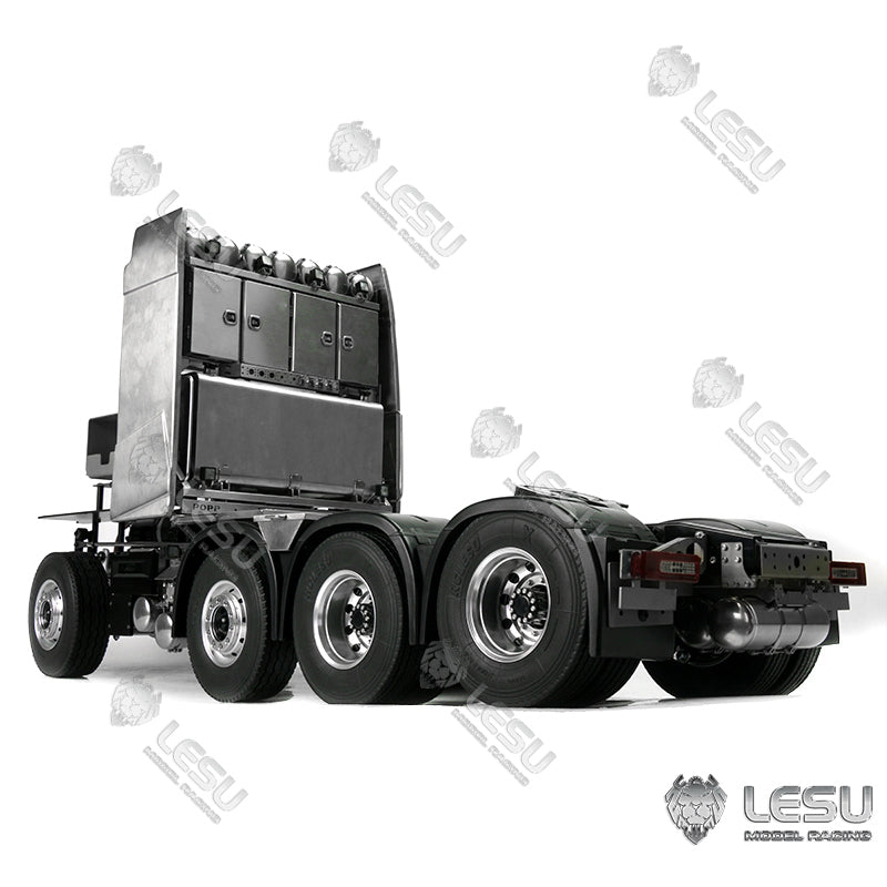 LESU 1/14 Metal 6x6/8x8 Chassis with 2 Speed Transmission for TAMIYA FH16 RC Tractor Truck Suitable to Modification Enthusiasts