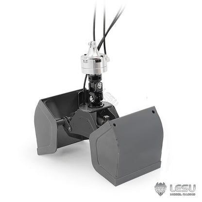 LESU Metal Wood Clamp A0056/Clamshell Bucket A0062 for 1/14 RC Hydraulic Crane Truck DIY Model for Scale Model Enthusiast Indoor