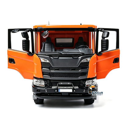 Double E 500G E022 1/14 4x4 RC Dump Truck Electric Lifting 2Speed RTR Tipper Metal Axle Magnetic High Roof Battery Radio Light