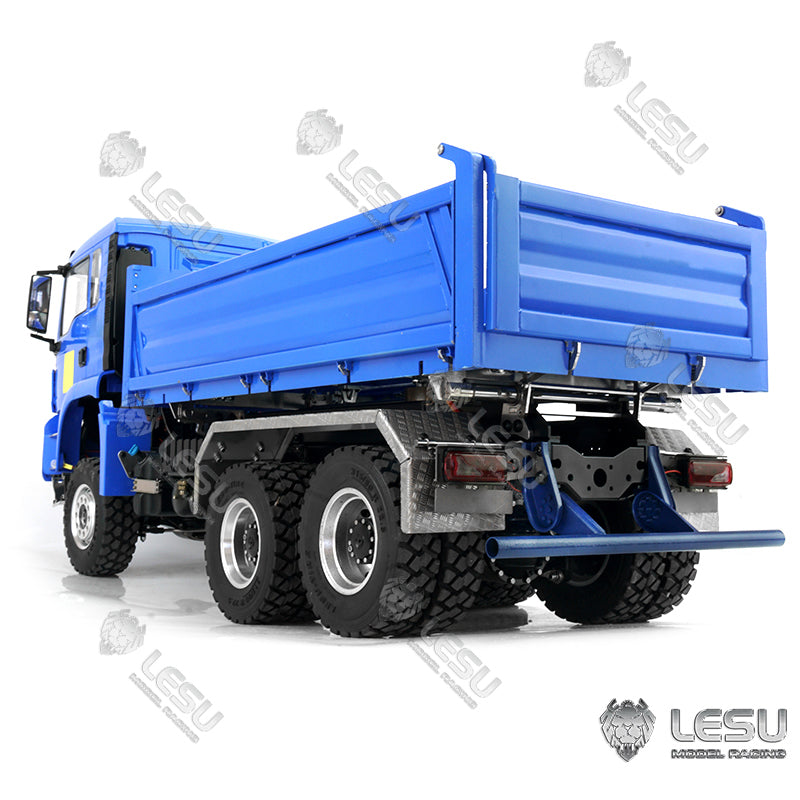 LESU 1/14 Metal 3 Ways RC Dumper Truck Model 3Speed Transmission Sound Light System Scale Vehicle for Engineering Vehicle Enthusiast