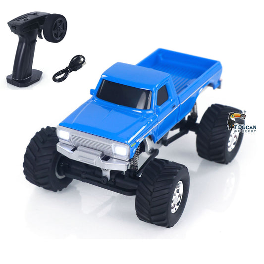 UK Stock JABAILE 3602 1/36 4WD 2.4G Radio Controlled Off Road Vehicles Mini Crawler Car Battery Lights RTR RC Toys Model Children Gift