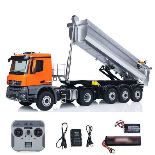 Fast Free Shipping Kabolite 1/14 4X4 RC Tractor Truck 3Axles Electric Lifting Dump Trialer RTR Car