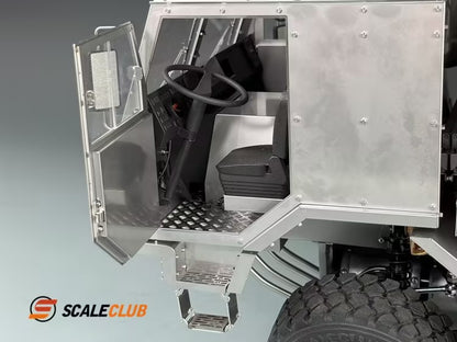 T815 3Speed 1/14 RC Off Road Military Truck Metal Body Remote Control 4X4 Transport Vehicle Flysky ST8 Radio Differential Locks