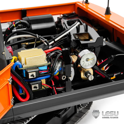 LESU Aoue DX350LC 1/14 Remote Control Digger Metal RC Hydraulic Excavator RTR Model 3CH Valve 4MPA Pump PL18EV Lite Battery