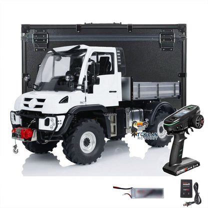 UNI U423 1/10 RC Rock Crawler Car RTR 4X4 4WD Remote Control Off-road Vehicles Metal Axles Bucket Light Sound DDF350 Radio Battery