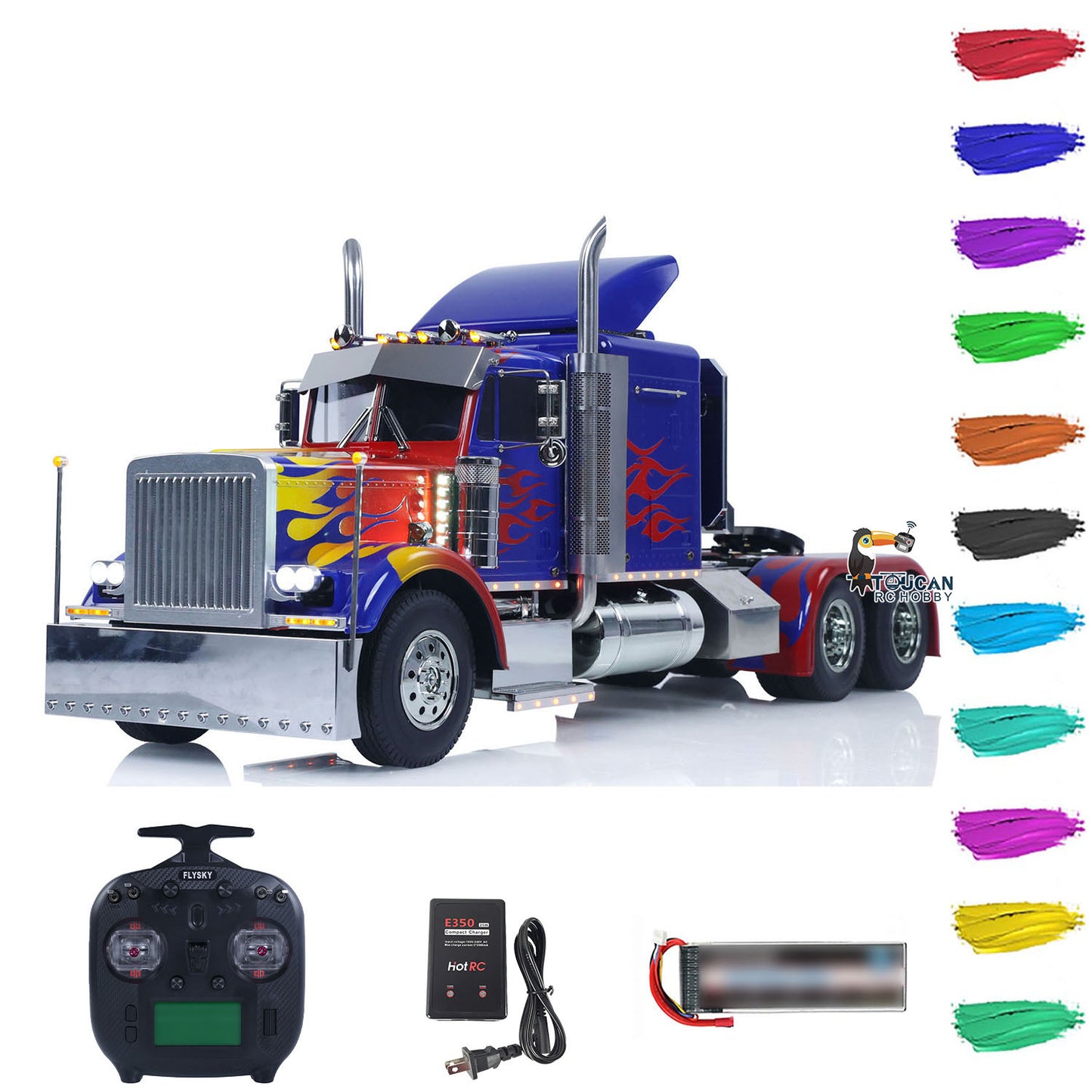 Pre-order Customized DIY TAMIYA 6x4 1/14 RC Tractor Truck 56344 RTR ST8 Radio Control Lorry Car Sound Light Smoke Unit Chassis Suspension