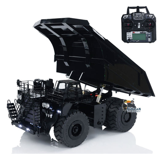 1:20 793D RC Hydraulic Mining Truck Metal Remote Controlled Dump Tipper Cars Simulation Hobby Model DIY Vehicle ESC Servo Motor
