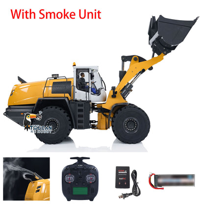 TOUCAN RC HOBBY US Stock XDRC 580 1/14 Metal RC Hydraulic Loader RTR 4-Way Valve Brushless Motor Quick Attachment System Smoke Light Sound for Collectors