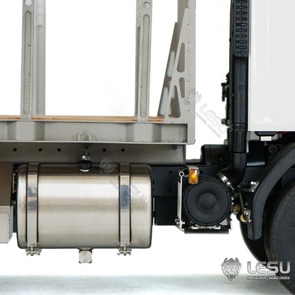 2Speed LESU 1/14 RC Flatbed Timber Truck VM FE Remote Control Lorry Car 6x4 Metal Chassis RWD Model Vehicle Light Sound Motor