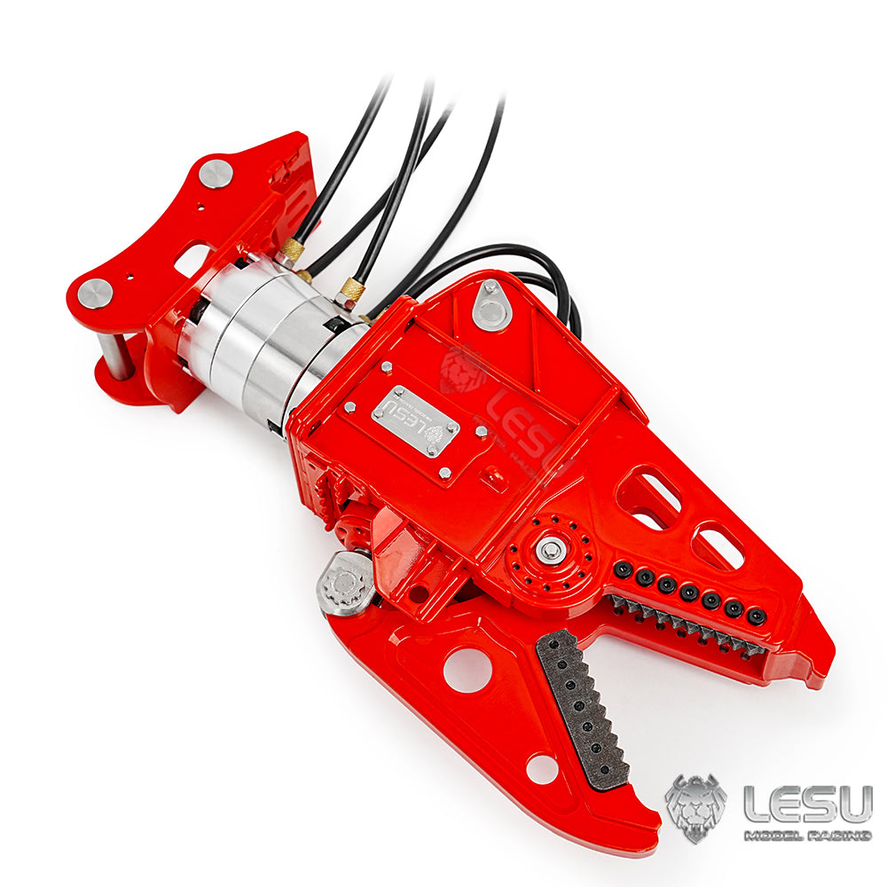 LESU C0053/C0052-B Metal Hydraulic Clamp Shear 270 Degrees Rotatable for 1/14 RC Excavator LR960 ZX490 ET30H ET26L LR945 SK500 ET36L AC360 for Vehicle Model Enthusiast