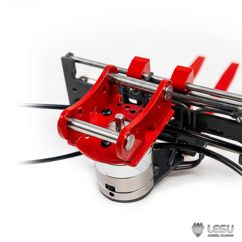 270 Degrees Rotatable Metal Hydraulic Fork for LESU 1/14 RC Hydraulic Excavator LR960 ZX490 LR945 SK500 ET30H ET26L ET36L AC360 Digger