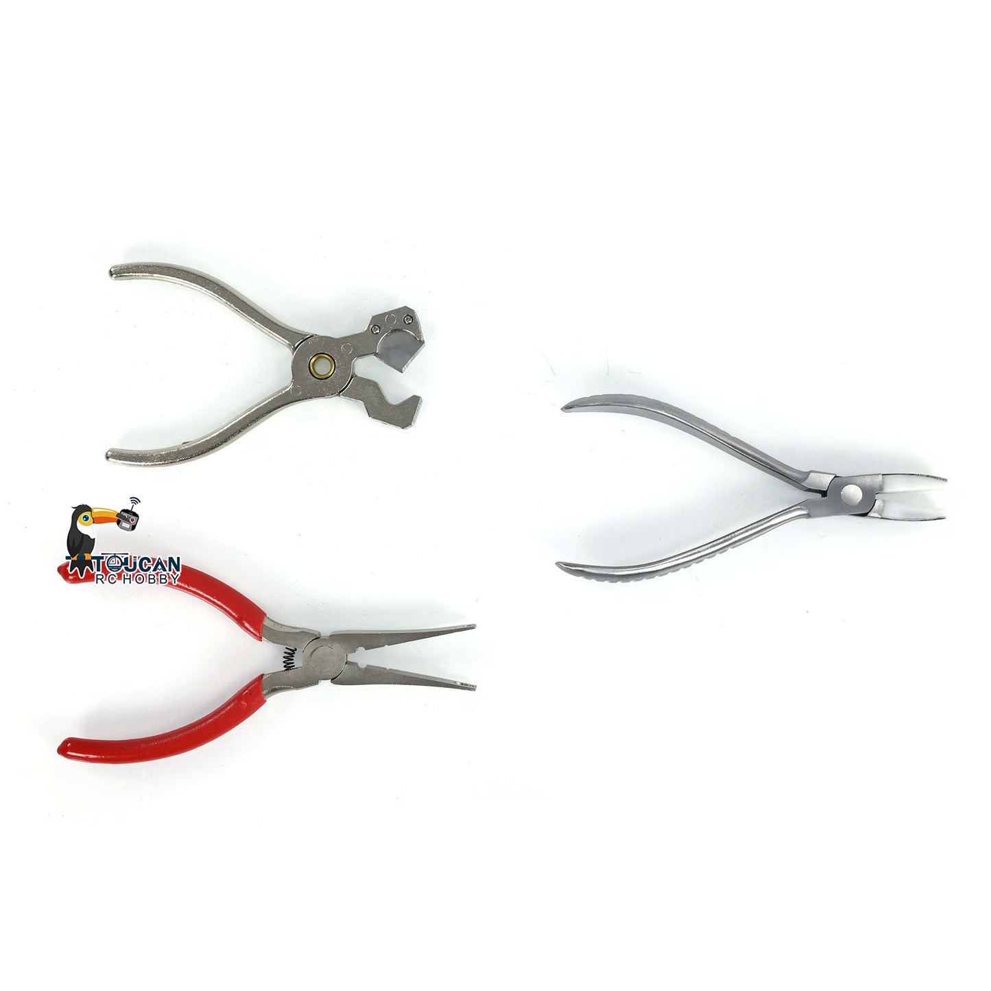 Metal Horse Scissor Oil Tube Shears Flat Nose Pliers for RC Hydraulic Excavator Cars Trucks Radio Controlled Construction Vehicle