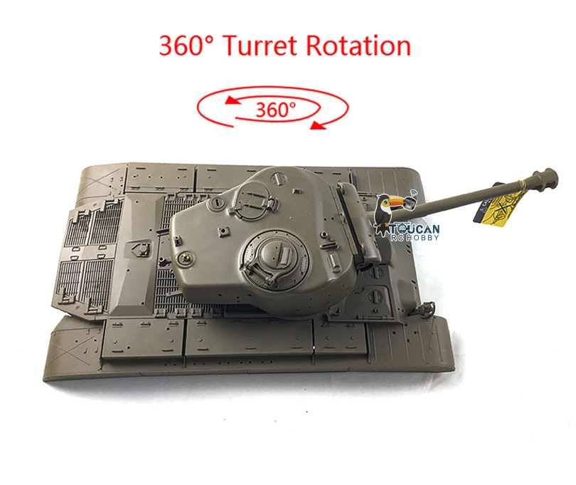 TOUCAN RC HOBBY Henglong 1/16 Scale USA M26 Pershing RC Tank 3838 Upper Hull W/ 360 Degree Turret