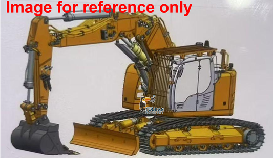 Deposit New Product Pre-order LESU 1/14 Hydraulic RC Tacked Excavator 926 Remote Controlled Metal 3-arm Digger Car Model