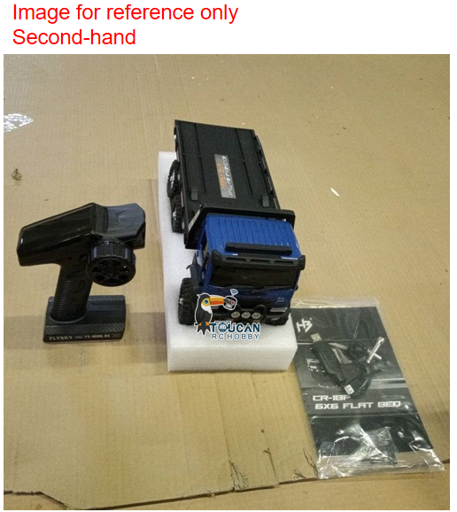 Second Hand Fast Free Shipping CR18P Flatbed Truck 6x6 RTR RC Rock Crawler 1/18 Off-Road Truck 2-Speed Lights