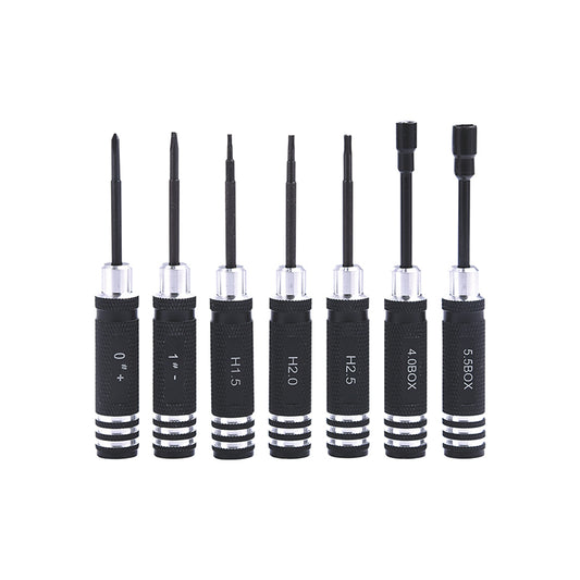 7pcs Slotted Phillips Screwdriver Socket Driver Hex Screwdrivers Sets for RC Car Radio Controlled Trucks Accessory