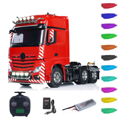 Customized TAMIYA 56348 1/14 3363 6x4 RC Tractor Truck RTR Lorry Car Electric Construction Vehicle Model ST8 Radio Battery Light Sound Toy