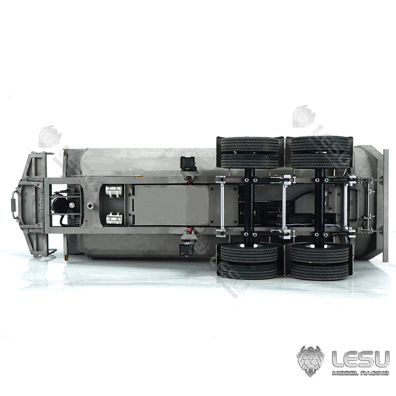 LESU 1/14 Metal RC Hydraulic Lifting Semi-tipper Model with A0006 Electric Legs for RC Tractor Truck DIY Builders Backyard Fun