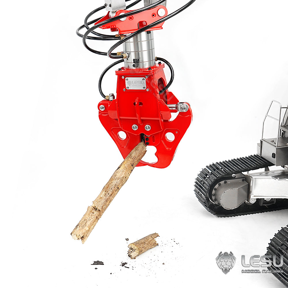 Metal Hydraulic Clamp Shear 270?? Rotatable for LESU 1/14 RC Hydraulic Excavator LR960 ZX490 ET30H ET26L LR945 SK500 ET36L AC360