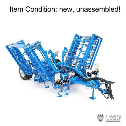 K500 Metal Seedbed Pre-sowing Soil Preparation Machine Planter KIT for LESU 1/14 RC Hydraulic Agricultural Car Tractor AOUE 1050