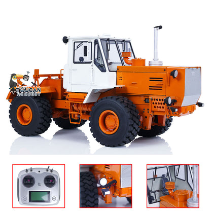 JZM T150K Metal 4x4 Painted and Assembled 1/12 RC Hydrualic Agricultural Tractors Truck Tractor Vehicle Models Servo