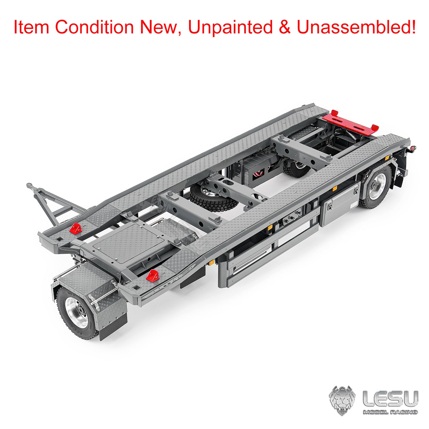 Metal 1/14 RC Trailer Model A0065 KIT Lights for LESU Remote Control Hydraulic Roll on off Dumper Radio Controlled Tipper