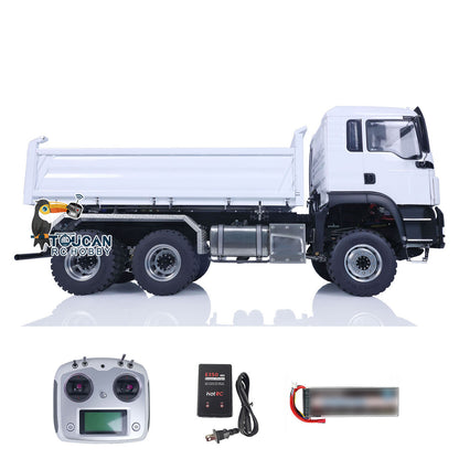 LESU Metal 1/14 RC Hydraulic Equipment Radio Control Dumper Truck RTR Tipper Emulated Car Hobby Model Optional Version
