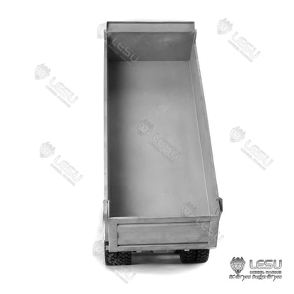 BEST SELLING LESU 1/14 3363 3348 6*6 RC Dump Truck Hydraulic System Valve Pump Metal Cylinder Motor Bcuket W/O Cabin ESC Servo