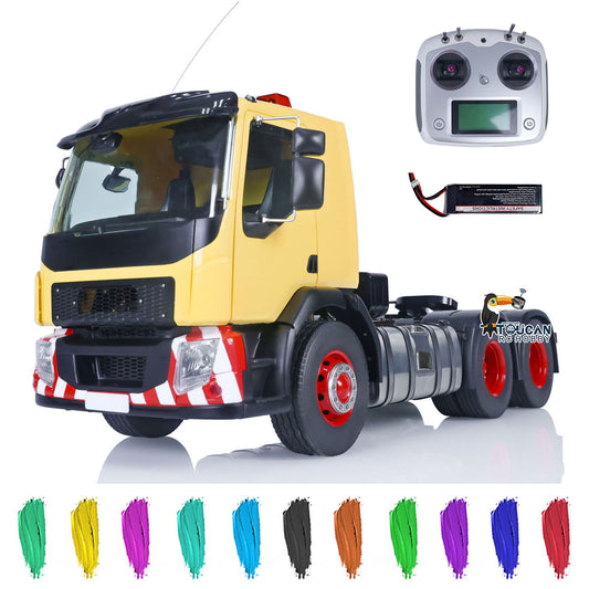 TOUCAN 1/14 6x6 RC Tractor Truck 3Axles Painted Assembled Remote Control Car Model
